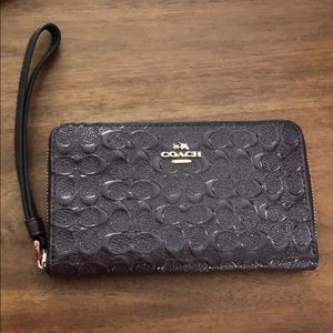 Coach phone wristlet